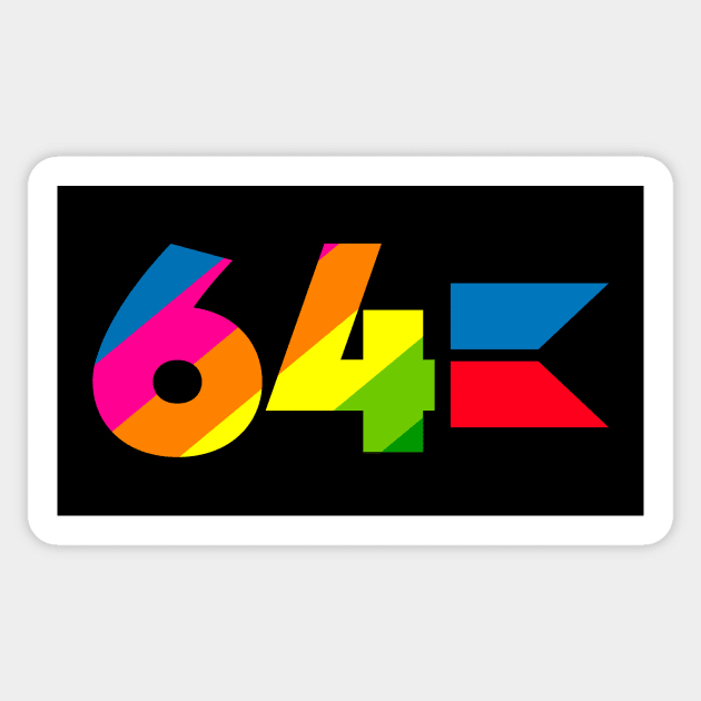 Commodore 64 - Version 6 Sticker by RetroFitted